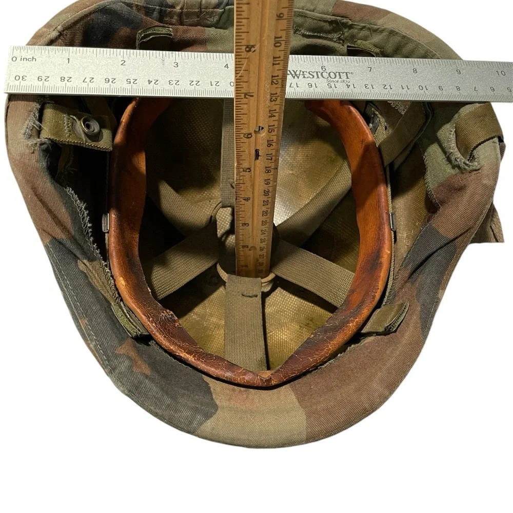 US Army PASGT Unicor Helmet M-9  DLA100-85-F-EC86 W/Camo Cover 8470-01-092-7527